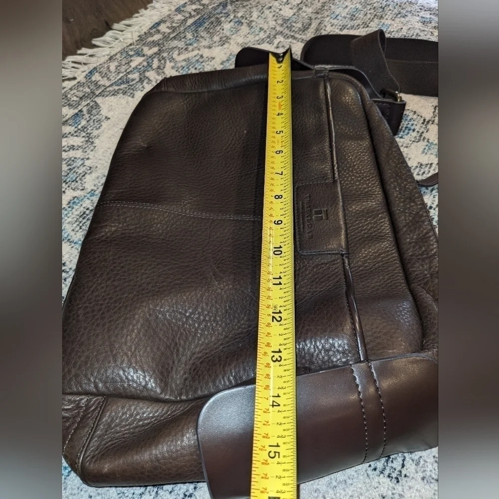 Trafalgar Brown Leather Laptop Bag Work Bag